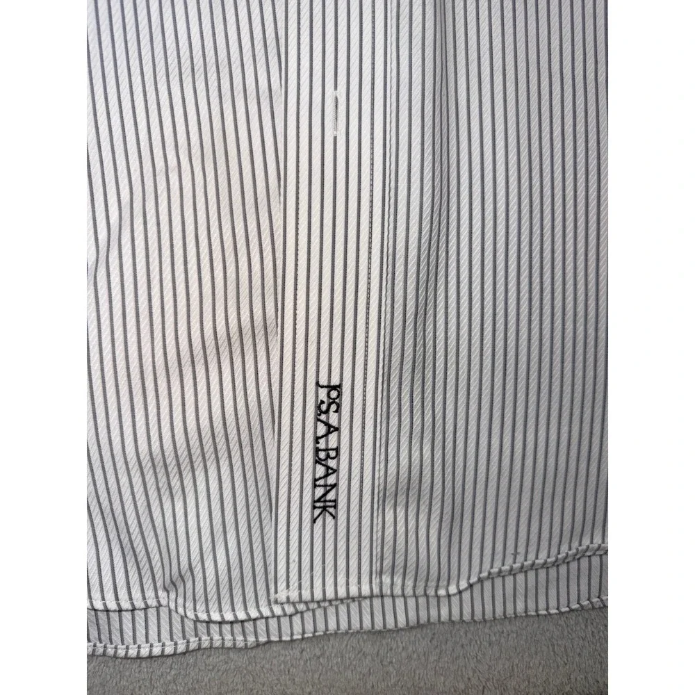 Jos A Bank Signature Collection Mens 16.5X35 Striped Dress Shirt French‎ Cuff